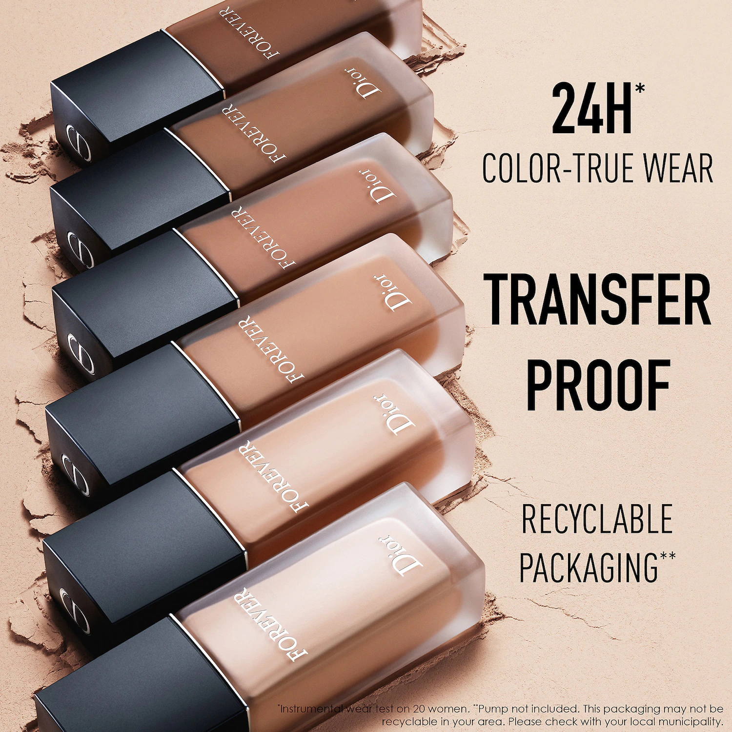 Makeup Foundation Christian Dior Dior Forever No Transfer 24H Wear Matte Foundation High Perfection SPF15 30ml only 47.22