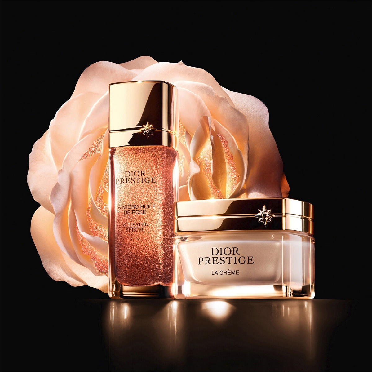 美容液 Dior Prestige La Micro-Huile de Rose75ml Dior Prestige La Micro-Huile de Rose Activated Serum | DIOR SE