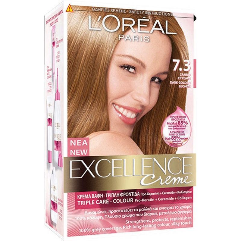 L'Oréal Excellence Cream No7.3 Ξανθό Χρυσαφί 48ml