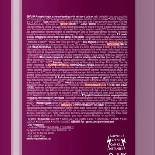 Product Serie Expert Curl Expression Σπρέι για πιο Γρήγορο Στέγνωμα για Σγουρά Μαλλιά 90g base image