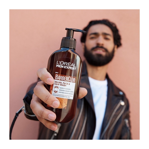 Product Men Expert Barber Club Καθαρισμός 3 Σε 1, Για Πρόσωπο, Μούσια, Μαλλιά 200ml base image