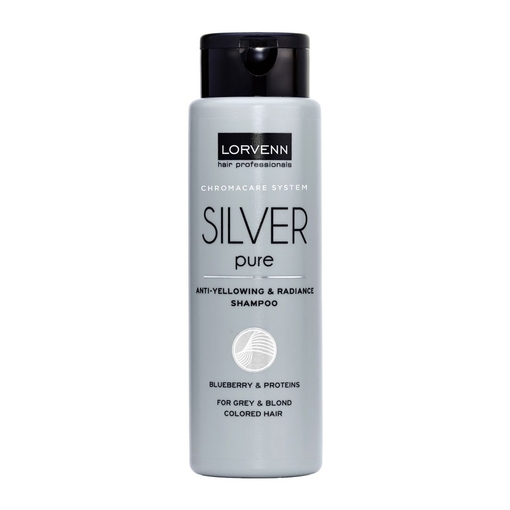 Product Lorvenn Silver Pure Anti-Yellowing & Radiance Shampoo 300ml base image