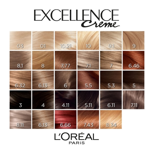 Product L'Oréal Excellence Cream No6  Ξανθό Σκούρο 48ml base image